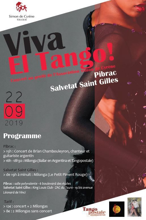 Ambiance Tango avec Simon de Cyrène