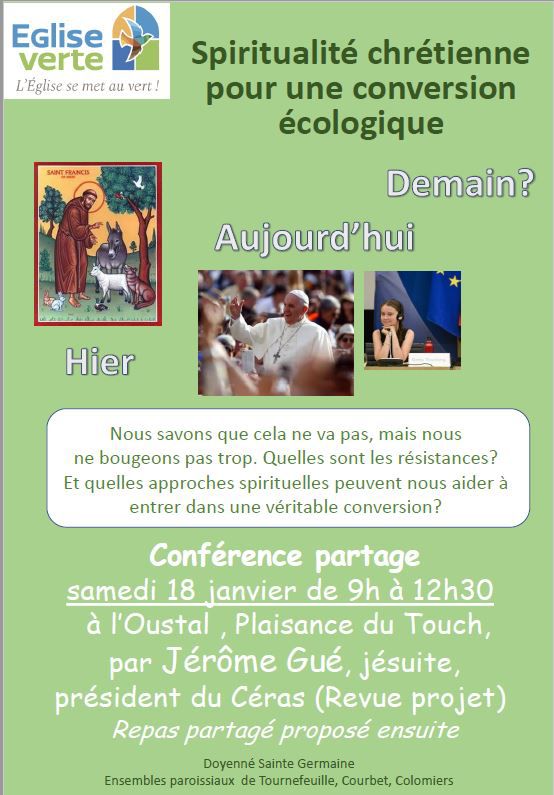 Conversion écologique : conférence en doyenné le 18 janvier à l’Oustal