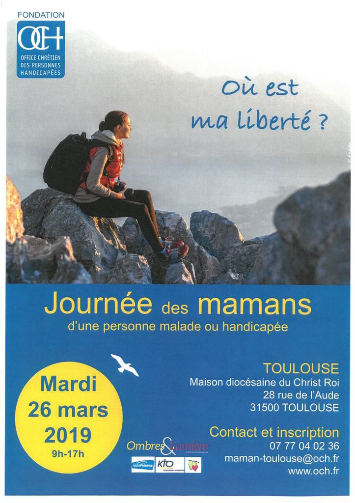 OCH – 26 mars Journée des mamans d’une personne malade ou handicapée