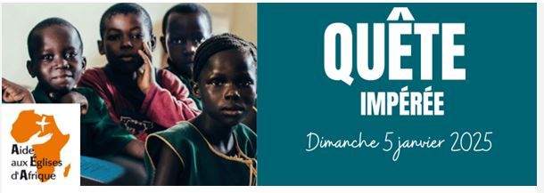 Ce week-end, quêtes pour l’Aide aux Églises d’Afrique
