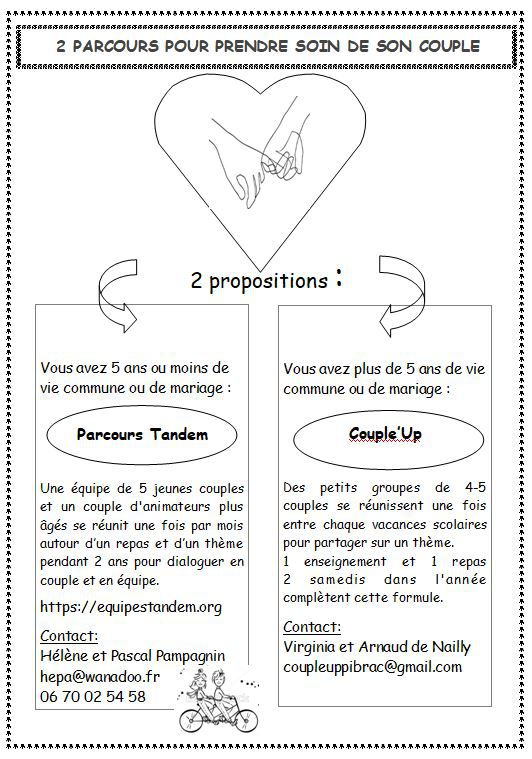 Propositions pour prendre soin de son couple !