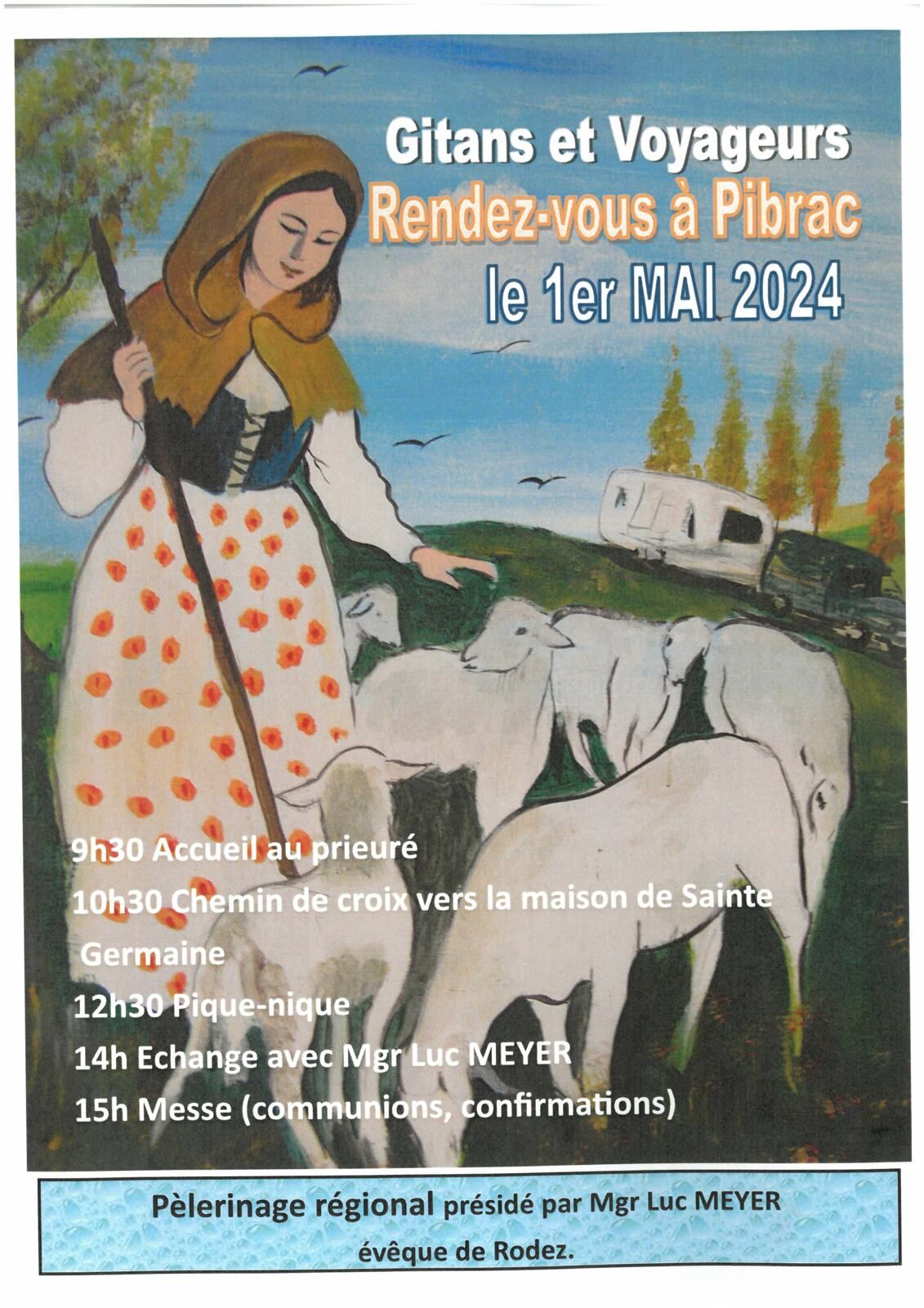 Pèlerinage régional des Gitans et des voyageurs – le 1er mai à Pibrac