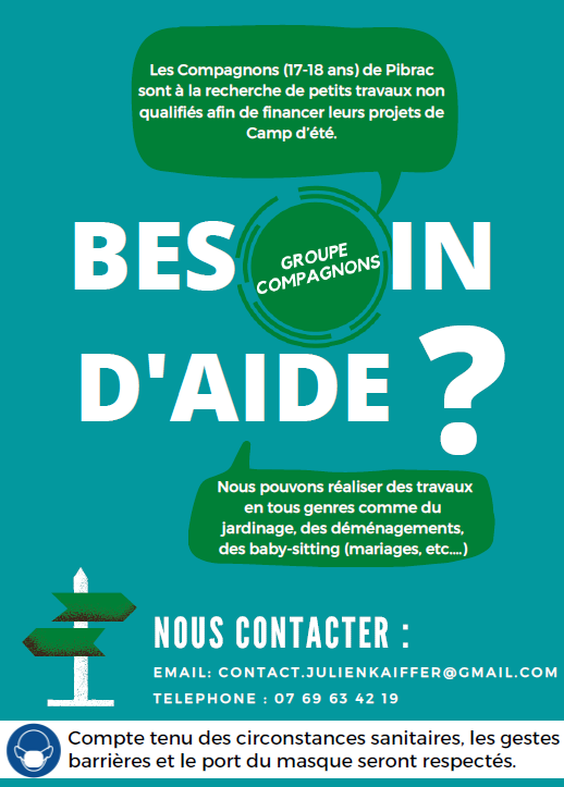 Les Scouts et Guides de France à votre service !