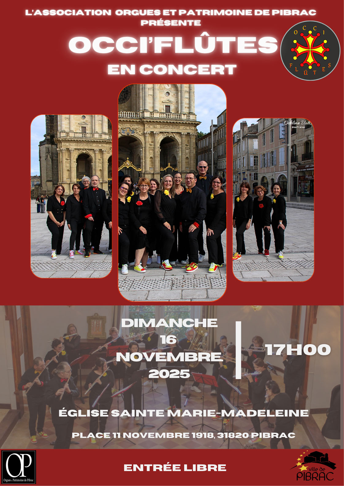 Concert à Pibrac le 16 novembre