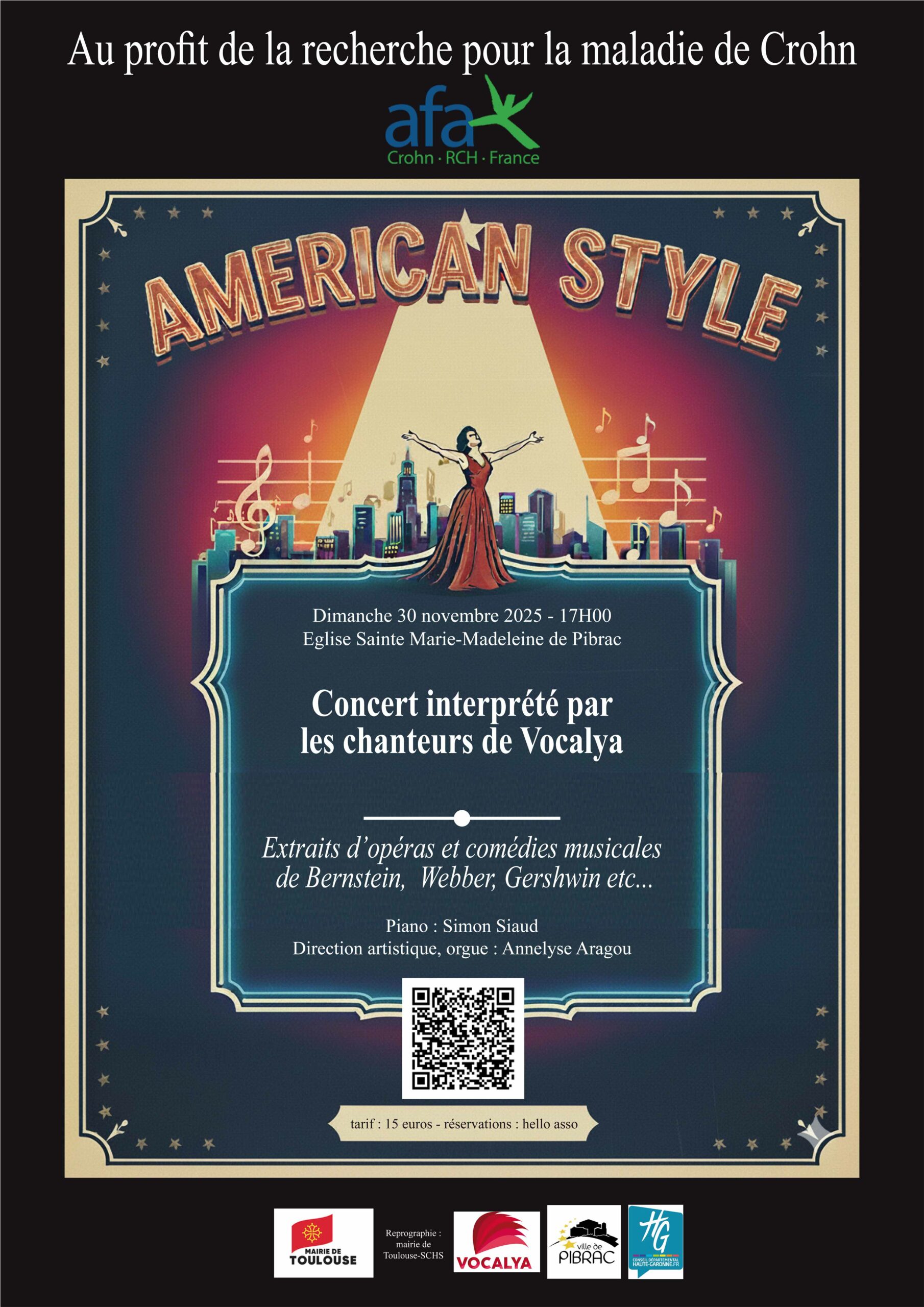 Concert à Pibrac le 30 novembre à 17h